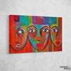 Multi Abstract Face Canvas Set - FanaticPrintz