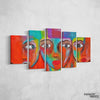 Multi Abstract Face Canvas Set - FanaticPrintz