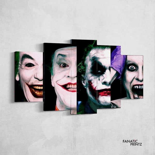 Multiple Face Joker Art