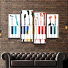 Musical Notes Canvas Set