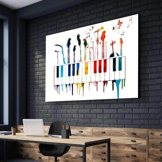 Musical Notes Canvas Set