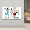 Musical Notes Canvas Set