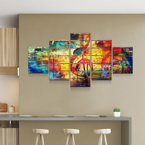 Musical Painting Canvas Set