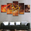 Mystical Om Canvas Set