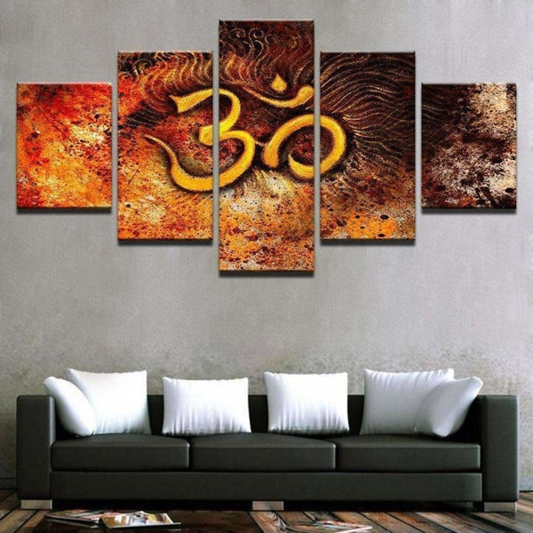 Mystical Om Canvas Set