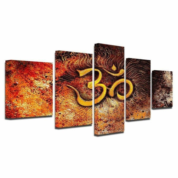 Mystical Om Canvas Set