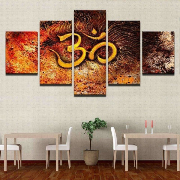 Mystical Om Canvas Set