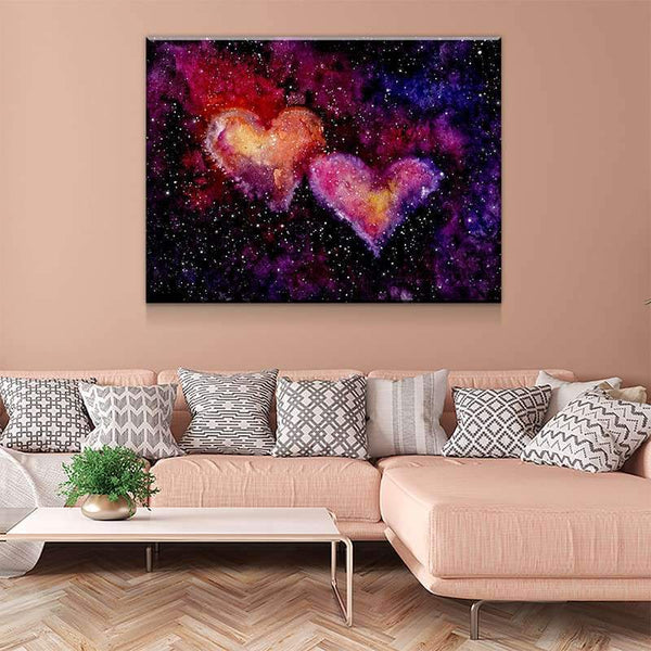 Nebula Star Love Canvas Set