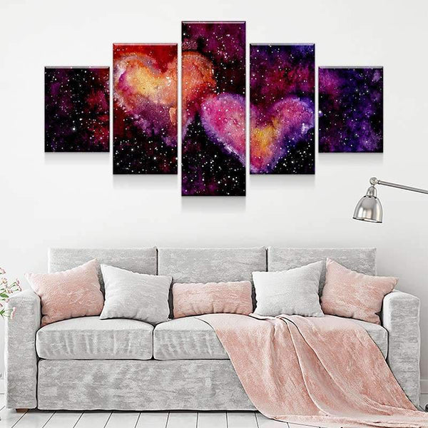 Nebula Star Love Canvas Set