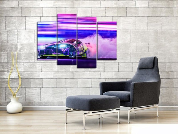 Neon Drift Canvas Set