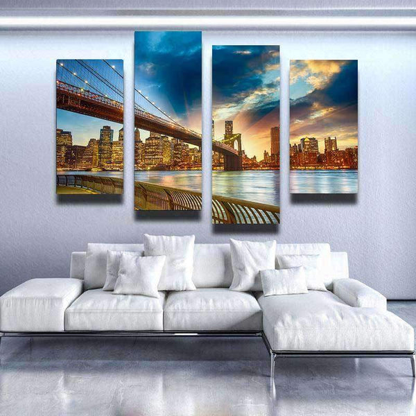 Nyc Bridge Canvas Set