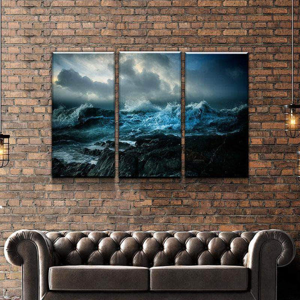 Ocean Eruption Canvas Set