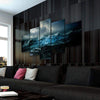 Ocean Eruption Canvas Set