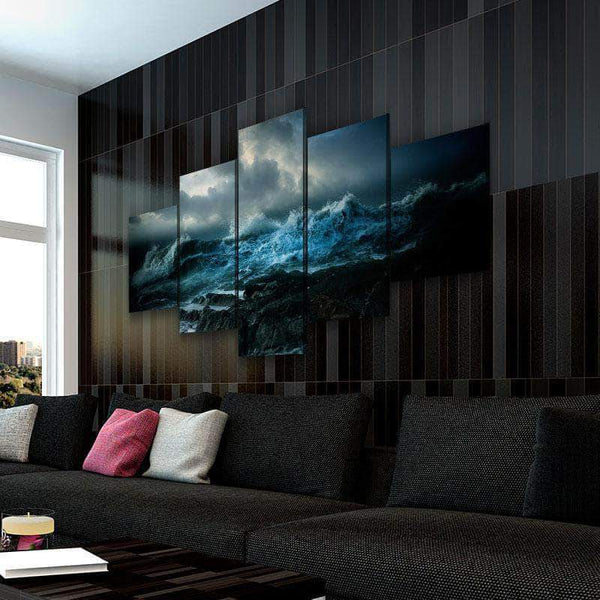Ocean Eruption Canvas Set