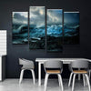 Ocean Eruption Canvas Set
