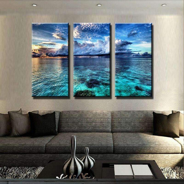 Ocean Waters Canvas Set