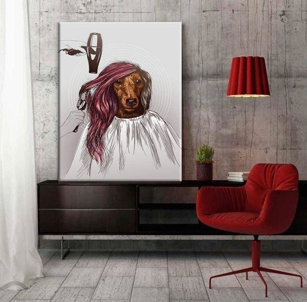 Ombre Barber Cut Canvas Set
