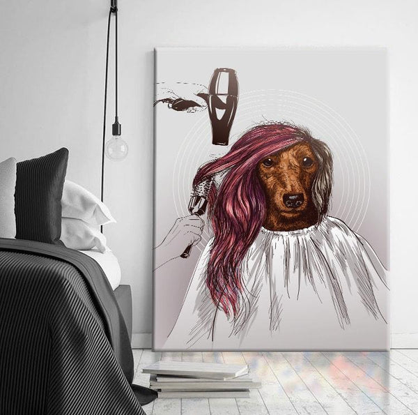 Ombre Barber Cut Canvas Set