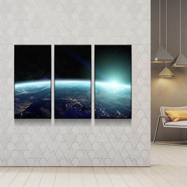 Outer Space Sunrise Canvas Set - FanaticPrintz