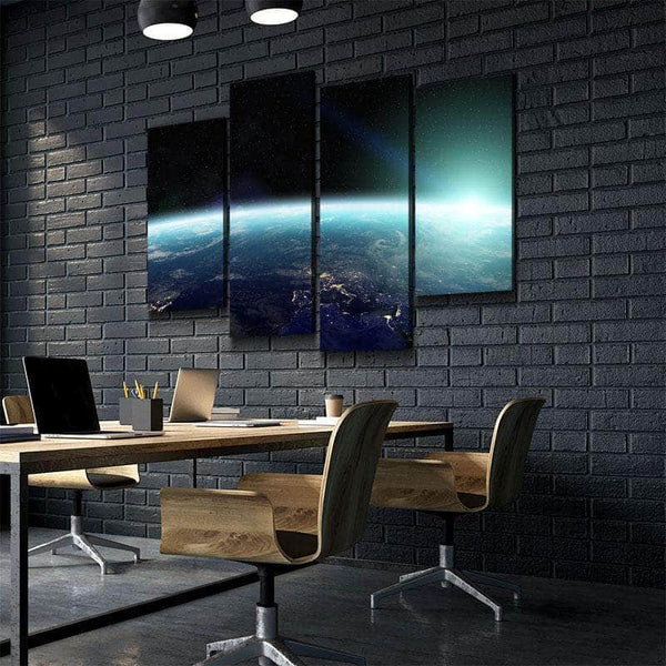 Outer Space Sunrise Canvas Set - FanaticPrintz