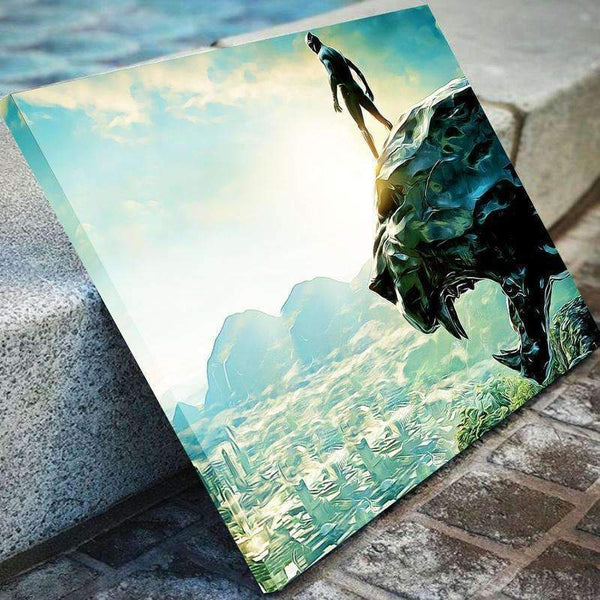 Panther Science Canvas Set is Digital Painting