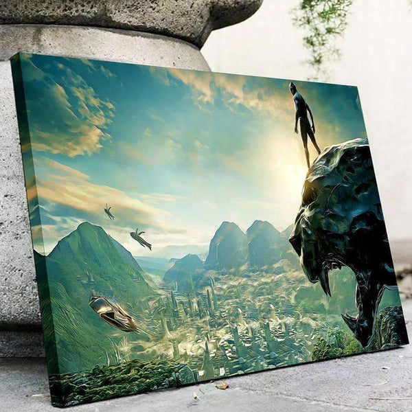Panther Science Canvas Set is Painting Design