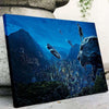 Panther Scenic Night Canvas Set