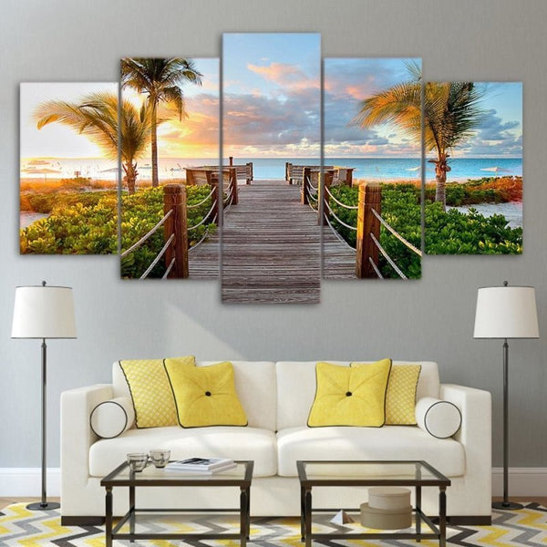 Paradise Walk Canvas Set
