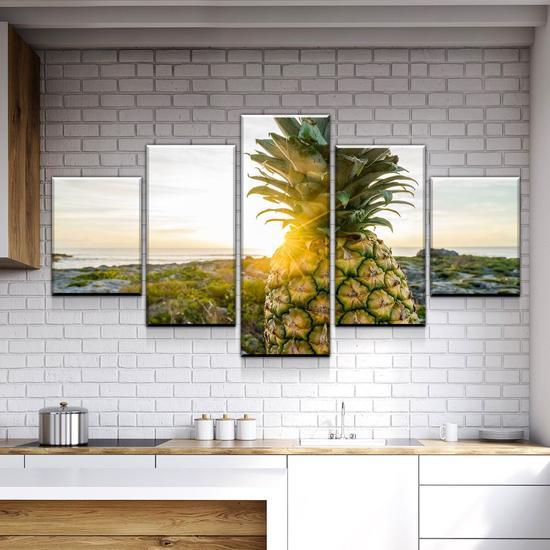 Pineapple Island Canvas Set