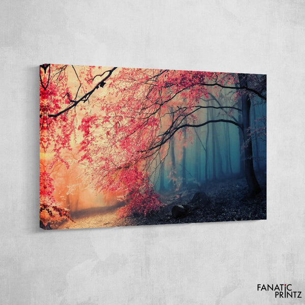 Pink Flower Tree Canvas Set - FanaticPrintz