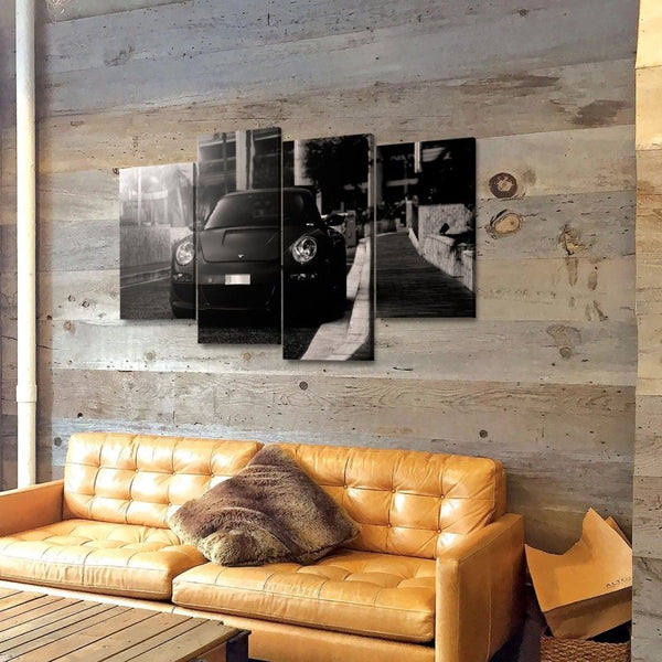 Porche Black & White Canvas Set