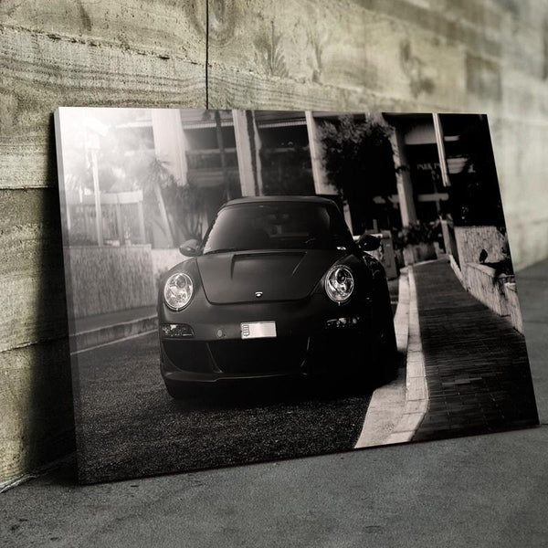 Porche Black & White Canvas Set