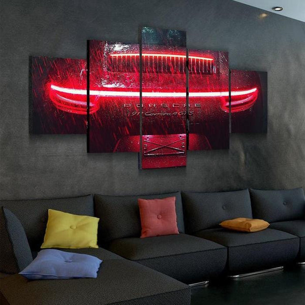 Porsche Tail Light Canvas