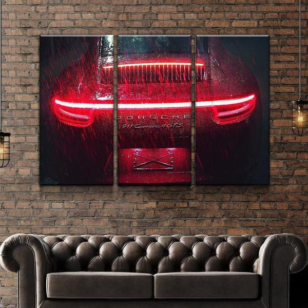 Porsche Tail Light Canvas