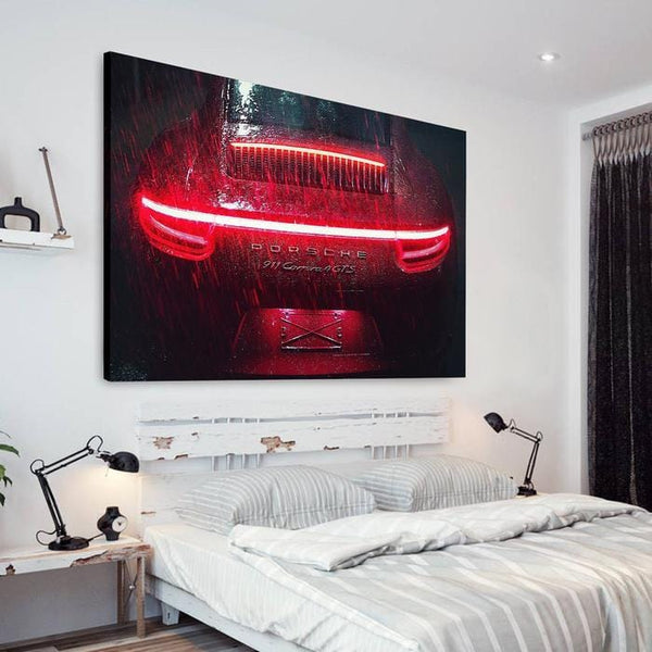 Porsche Tail Light Canvas