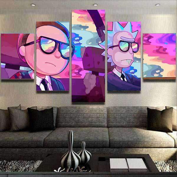 Psychedelic Drive Canvas Set