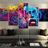 Psychedelic Einstein Canvas Wall Painting