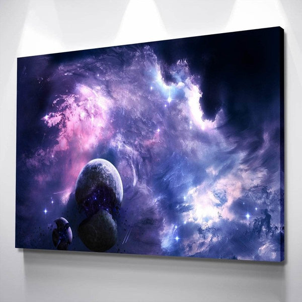 Purple Galaxies Canvas Set - FanaticPrintz