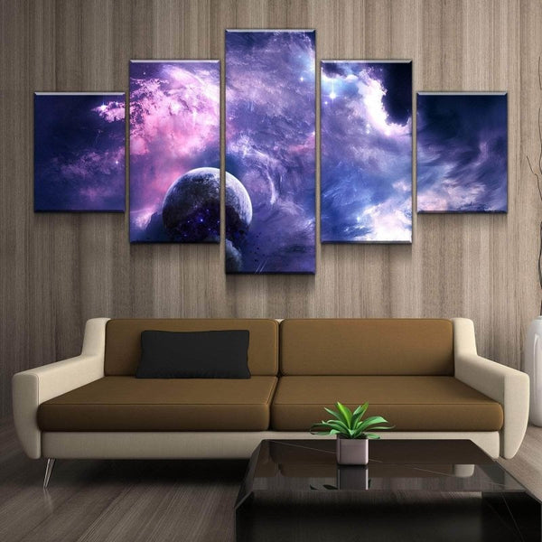 Purple Galaxies Canvas Set - FanaticPrintz