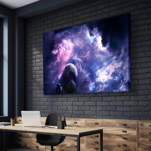 Purple Galaxies Canvas Set - FanaticPrintz