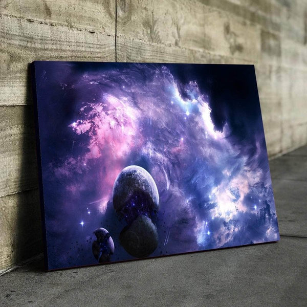 Purple Galaxies Canvas Set - FanaticPrintz