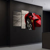 Red Ferrari 488 Gtb Canvas Set