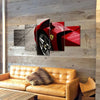 Red Ferrari 488 Gtb Canvas Set