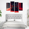 Red Ferrari 488 Gtb Canvas Set