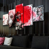Red Tree Canvas Set