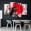 Red Tree Canvas Set
