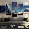 Rick And Morty Moon Canvas Set - FanaticPrintz
