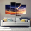 Rick and Morty Rising Sun Painting Wall Art