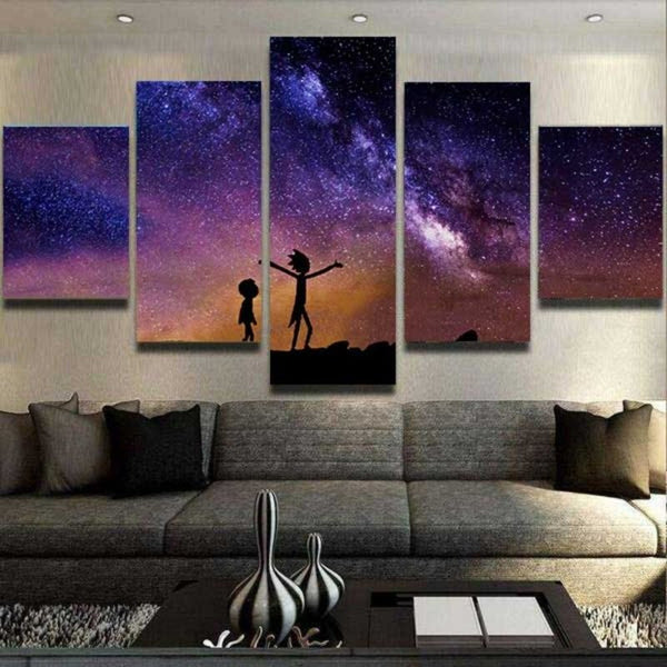 Rick And Morty Open Space Canvas Set