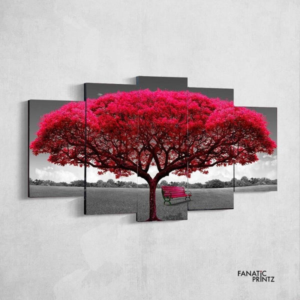 Romantic Tree Canvas Set